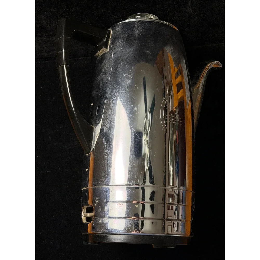 Vintage Sunbeam Coffeemaster Automatic Percolator: Model AP 8A Chrome